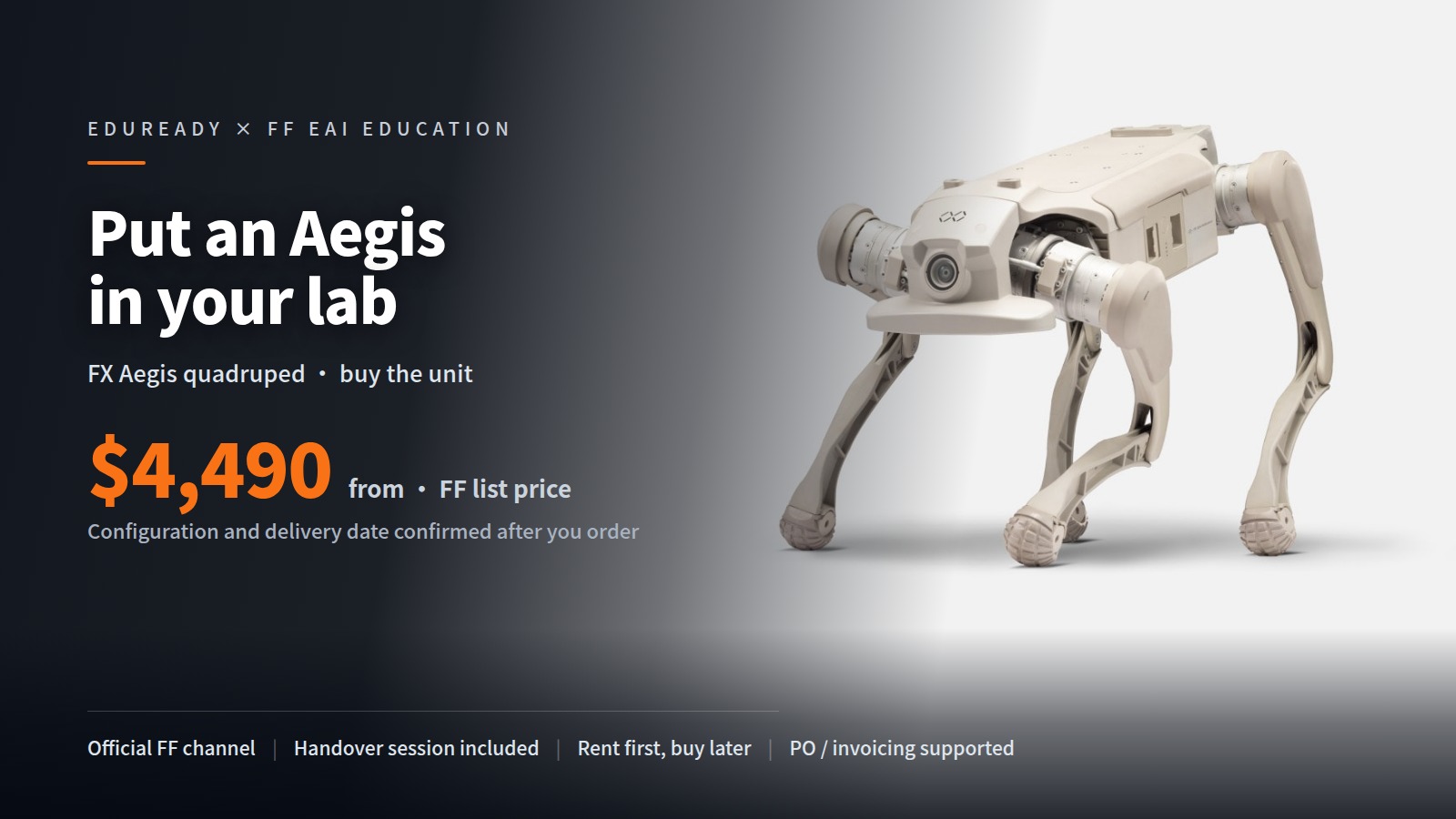 FX Aegis Quadruped Robot · Purchase