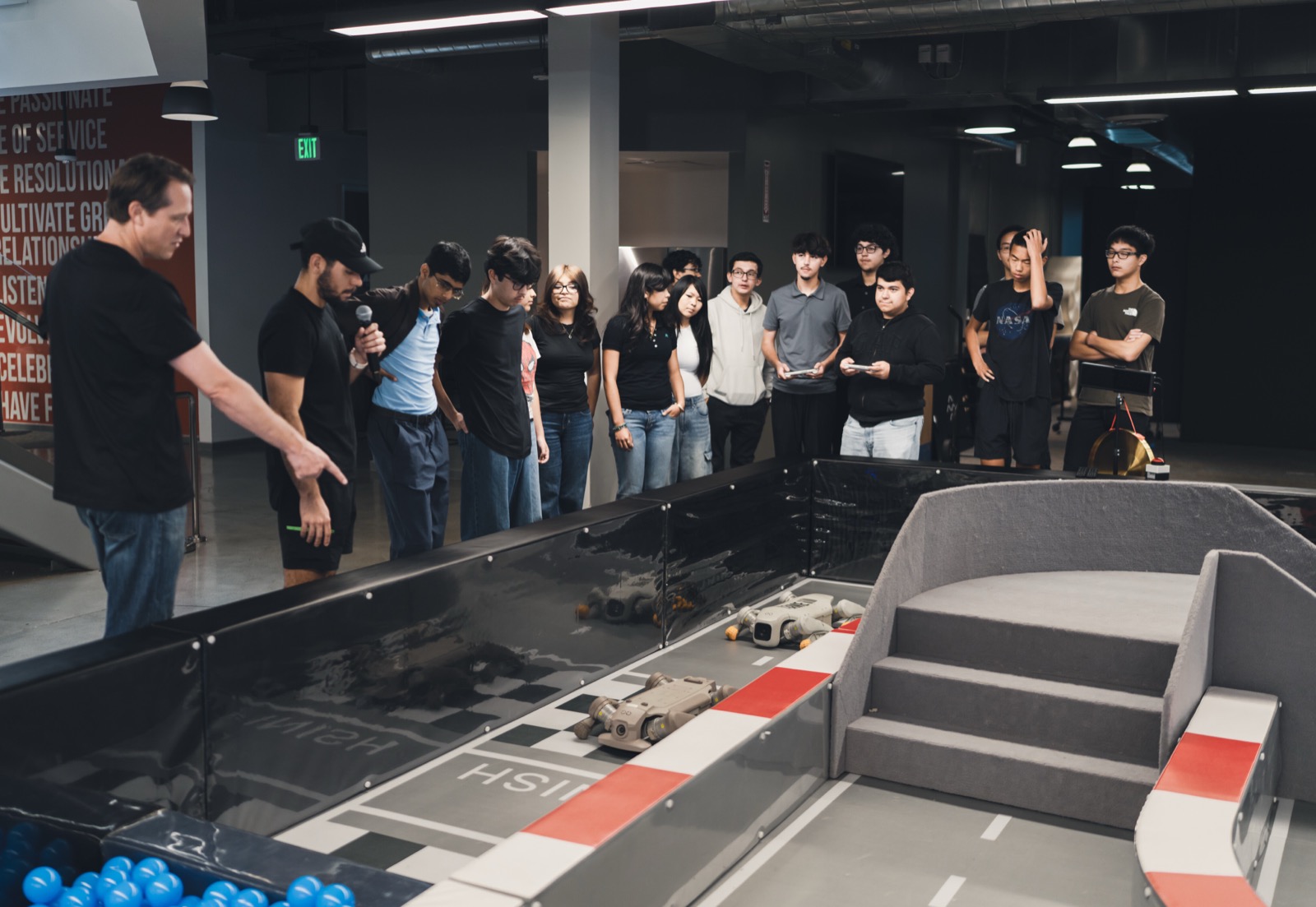 FF engineers teaching students